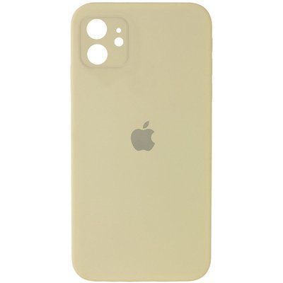Чохол Silicone Case Square для Iphone 11 Жовтий / Mellow Yellow 53278