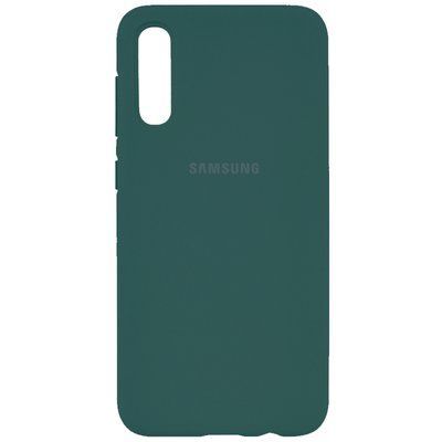 Чохол Silicone Cover для Samsung Galaxy A50/A30s Зелений / Pine green 54742
