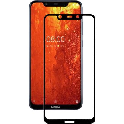 Защитное стекло Armor Glass для Nokia 8.1 / 7.1 Plus / X7 Black 50149