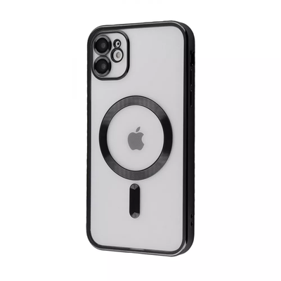 Чохол Metal Matte MagSafe для Iphone 11 Black 84619