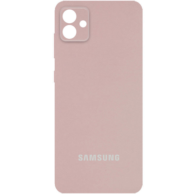 Чехол Silicone Full Camera AA для Samsung Galaxy A04 Розовый / Pink Sand 66774