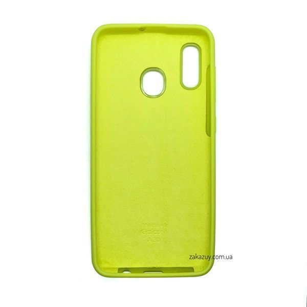 Чехол Silicone Cover для Samsung A205 / A305 Galaxy A20 / A30 Yellow 34249