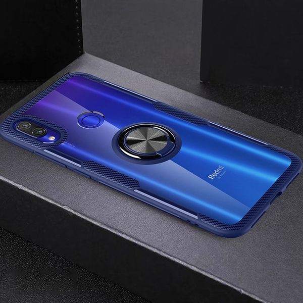 Чохол Din Crystal Magnet Ring для Samsung Galaxy A20 / A30 2019 Синій 37489