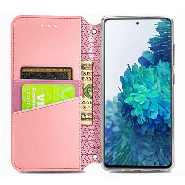 Чохол-книжка ETMA Mandal для Samsung Galaxy A51 Рожевий 50099