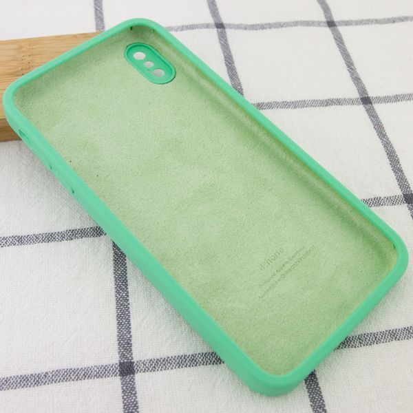 Чохол Silicone Case Square для Iphone X / XS Зелений / Spearmint 53334