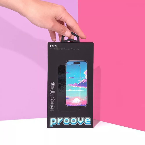 Захисне скло Pruf Pixel для Iphone 12 / 12 Pro Black 85047