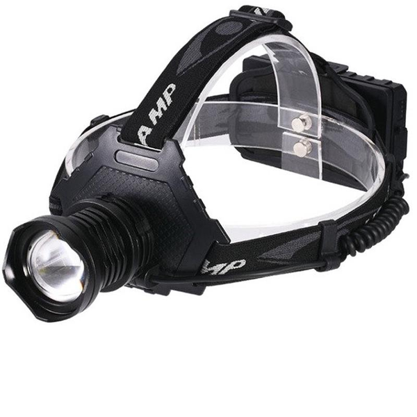 Налобный фонарь T70-P90 Signal Light Zoom Box ЗУ MicroUSB Black 66119