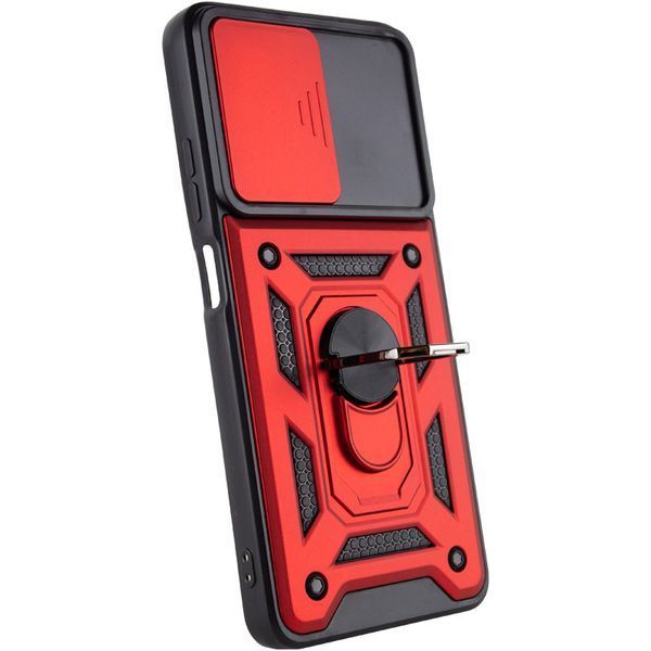 Противоударный чехол Camsh Serg Ring для Samsung Galaxy M15 5G Красный