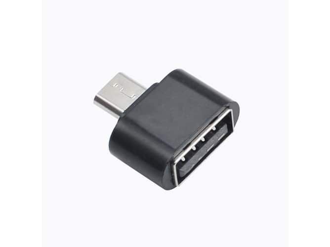 Адаптер OTG USB to MicroUSB Black 37687