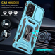 Протиударний чохол Camsh Army Ring для Samsung Galaxy A33 5G Блакитний / Light Blue 65870 2