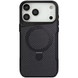 Чохол Metal Buttons MagSafe Carbon Ring для Iphone 17 Pro Max Чорний