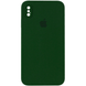 Чехол Silicone Case Square для Iphone XS Max Зеленый / Army green 69086