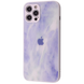 Чехол TPU+Glass Marble Clouds для Iphone 12 White 61290 1