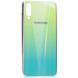 Чехол TPU+Glass Gradient Aurora для Samsung Galaxy A70 2019 A705 Зеленый 44307 3