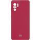 Чехол Silicone Cover Camera для Xiaomi Redmi Note 10 / Note 10s / Poco M5s Красный / Rose Red 54642