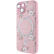 Чохол Secret Garden MagSafe для Iphone 14 Plus Рожевий / Pink 68581 3